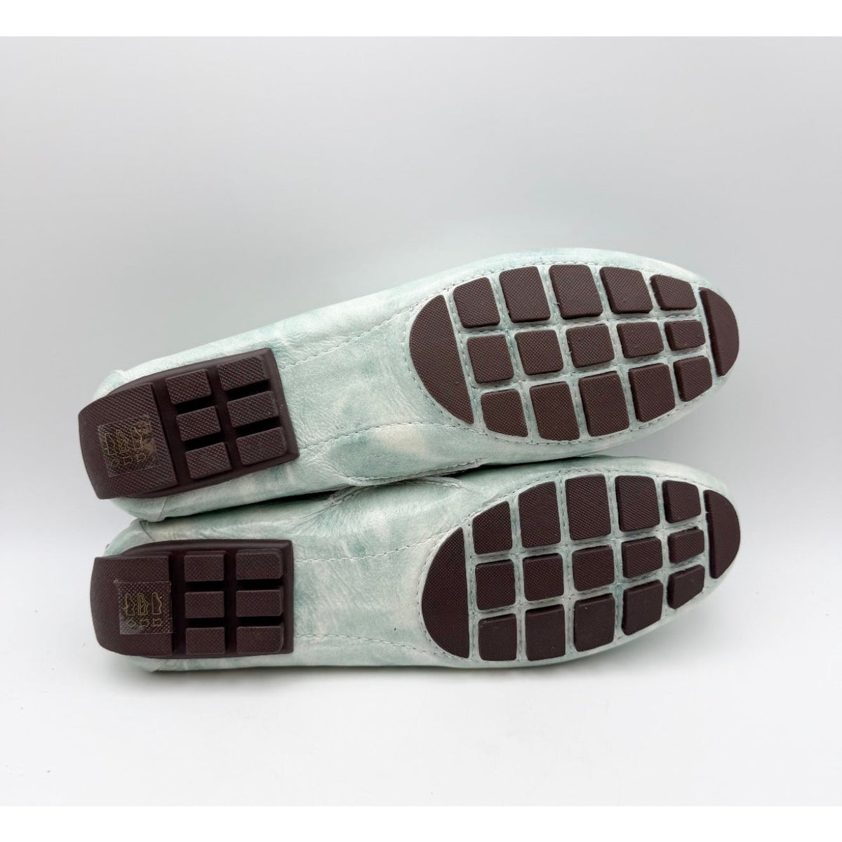Marc Joseph NY Womens Cypress Hill Loafers Size 8.5 Green Mint Leather NWOB