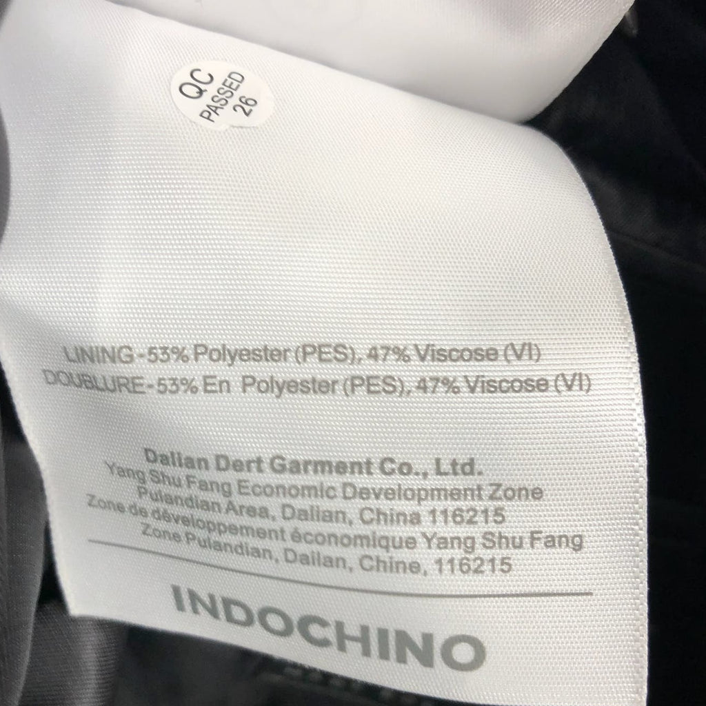 INDOCHINO Men Newbury Tuxedo Jacket 46R Black Satin Trim Shawl Lapel Blazer NWOT