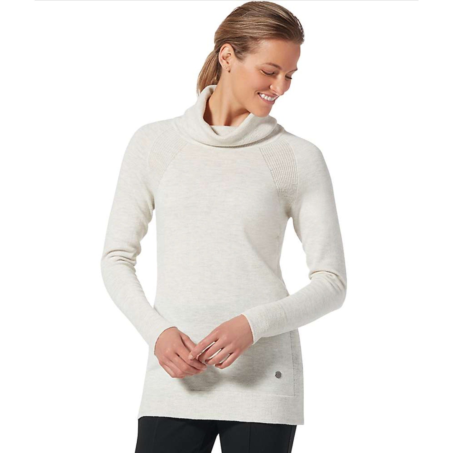 ROYAL ROBBINS Women's Westlands Sweater Small Cream Merino Wool NWT
