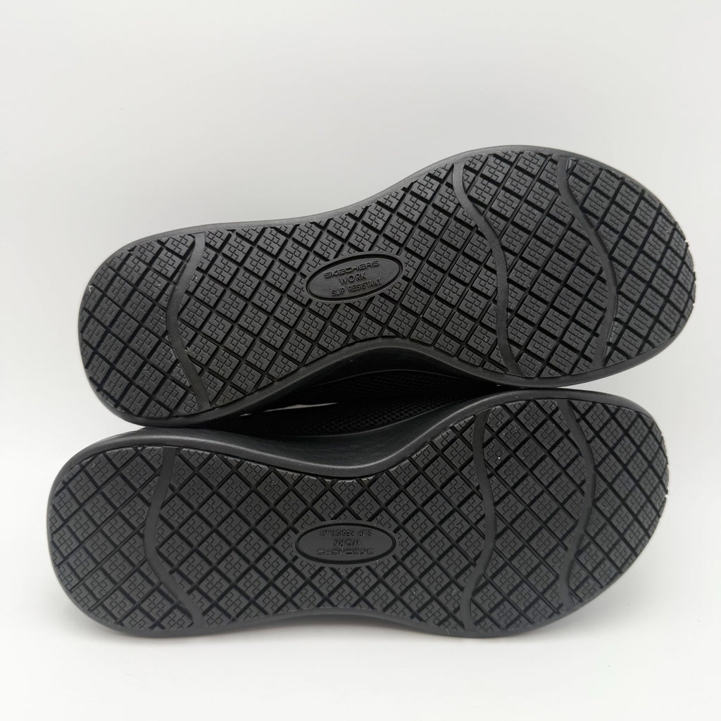 Skechers Womens Slip-Ins Lite Pro Work Sneakers Size 6 Black Slip Resistant NIB