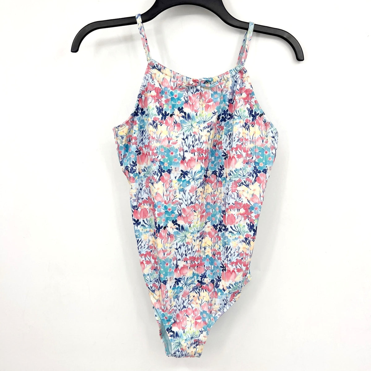 HURLEY Girls' Floral UPF Protection One Piece Swimsuit Size 14 Multicolor NWT
