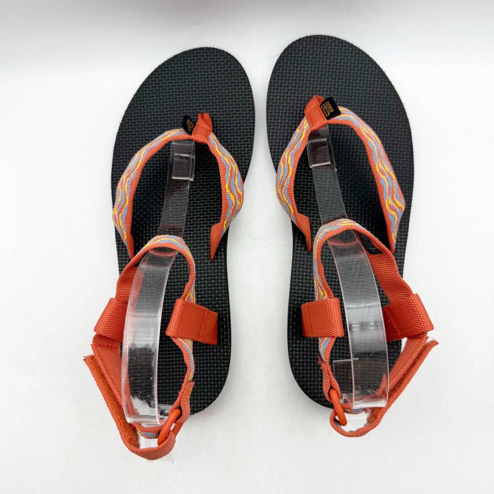 Teva Womens Original Revive Sandals US 10 EU 41 Orange Print Multicolor NIB