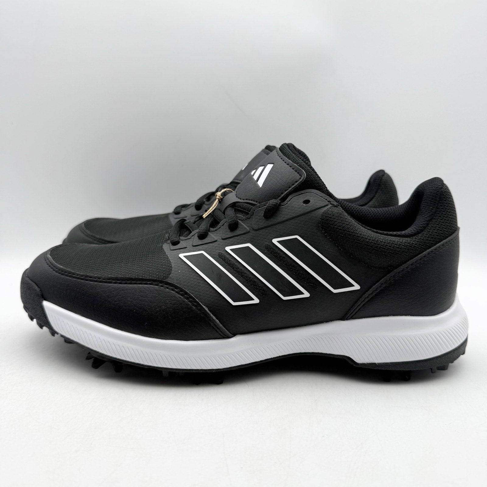 Adidas Mens Tech Response 3.0 Golf Shoes Size 7.5 Black GV6890 Athletic NWOB