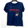 NIKE Womens Houston Astros Connect T-Shirt Medium Navy Blue Short Sleeve NWT