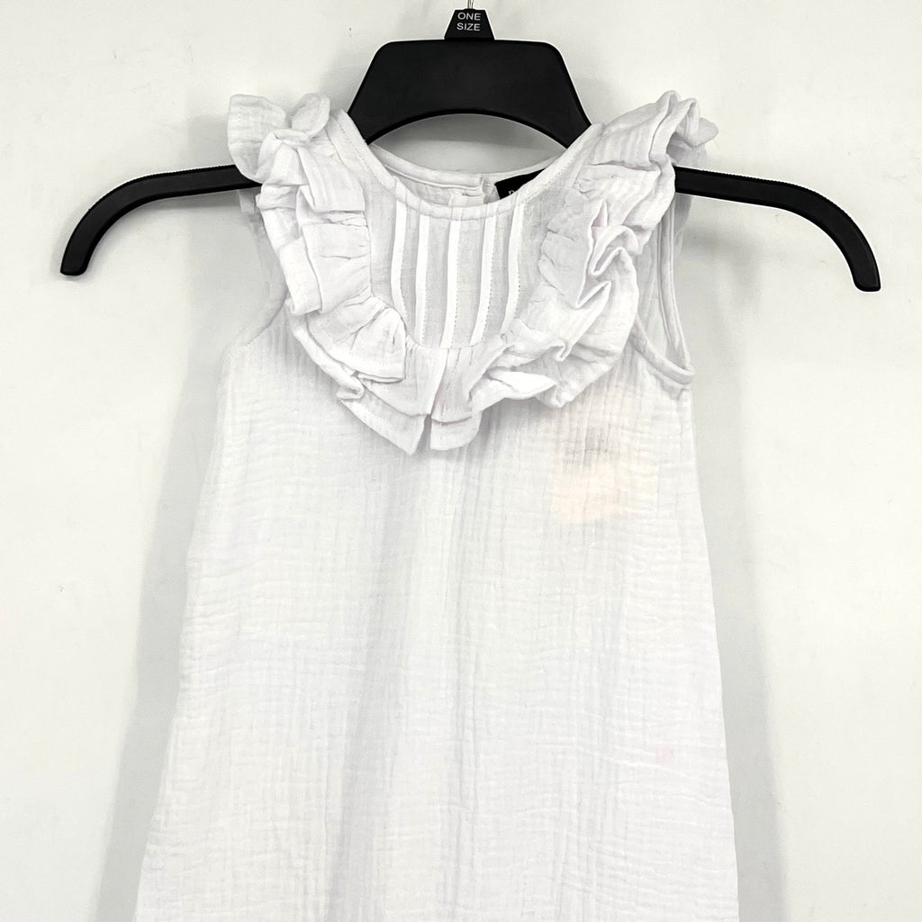 BARDOT JUNIOR Baby Peggy Ruffle Romper 18-24 Months White Ivory Sleeveless NWT