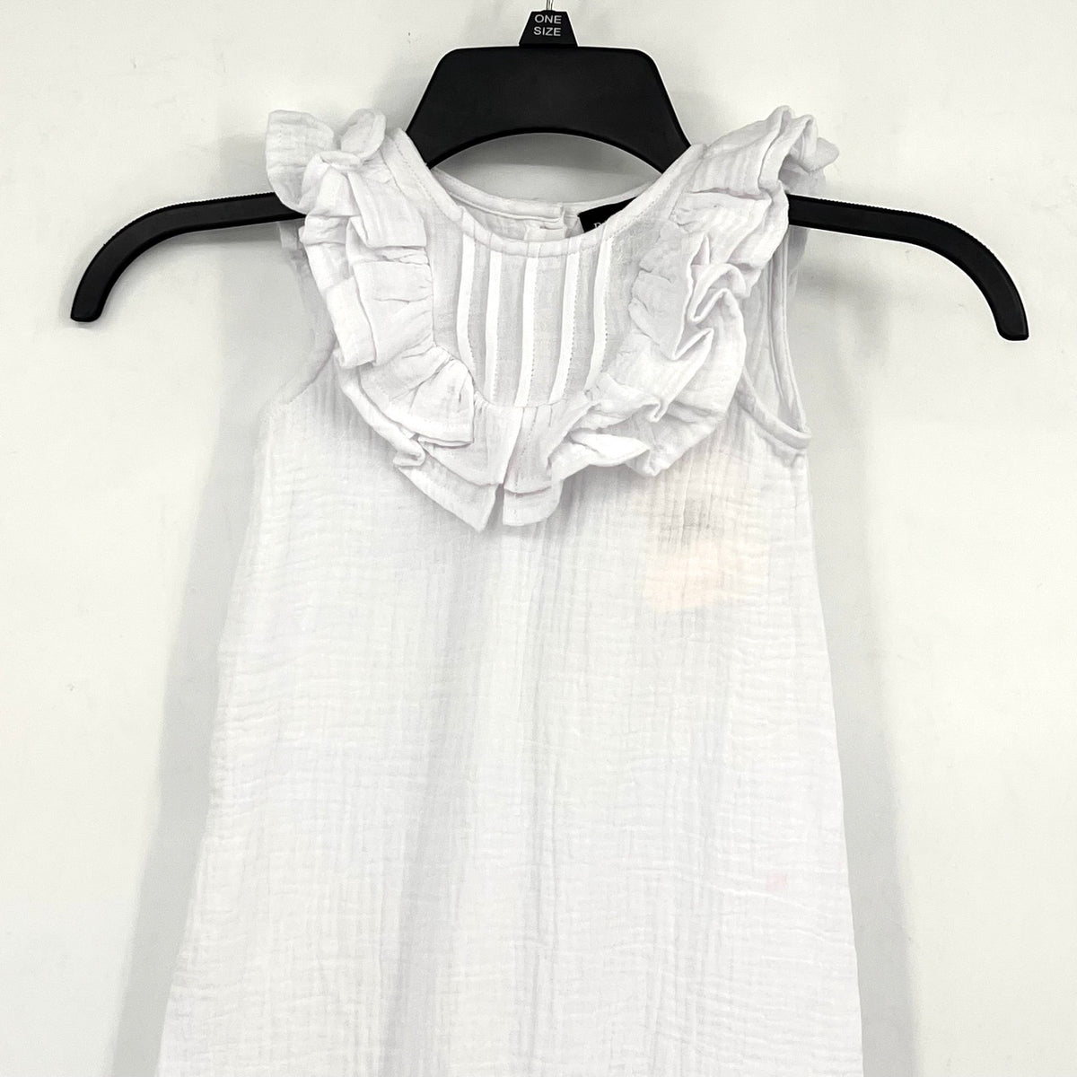 BARDOT JUNIOR Baby Peggy Ruffle Romper 18-24 Months White Ivory Sleeveless NWT