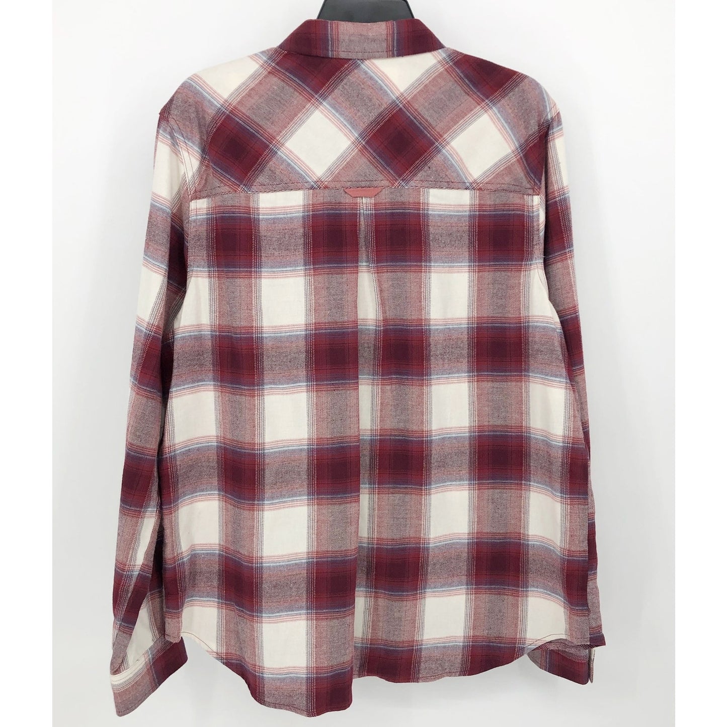 BASS OUTDOOR Men's Expedition Stretch Flannel Shirt XL Red White Plaid NWT