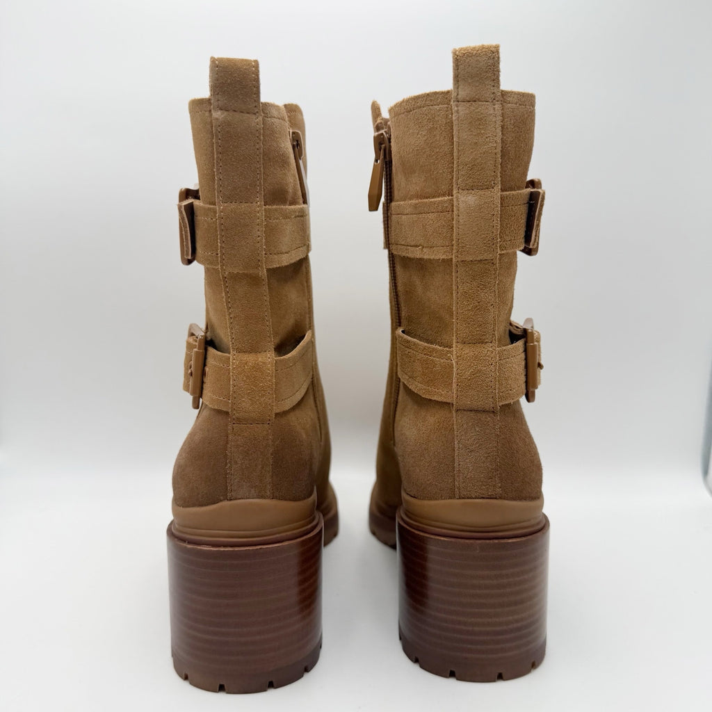 Naturalizer Women Trina Heeled Boots Size 10 M EU 41 Brown Suede NIB