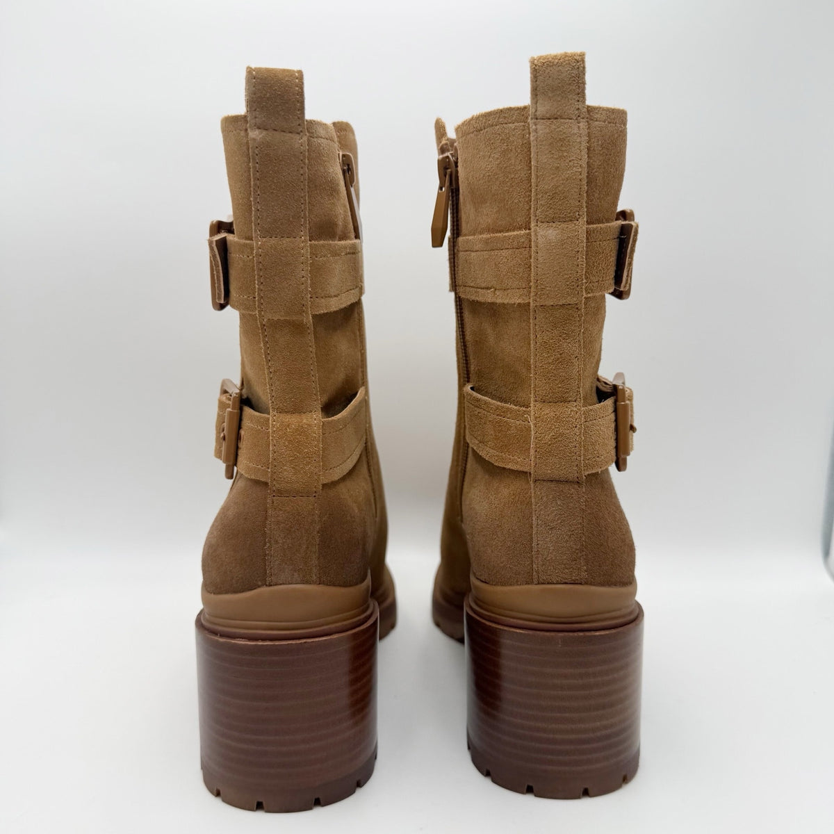 Naturalizer Women Trina Heeled Boots Size 10 M EU 41 Brown Suede NIB