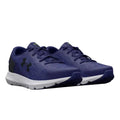 Under Armour Mens Charged Rogue 3 Athletic Shoe Size 10.5 Black Blue Running NIB
