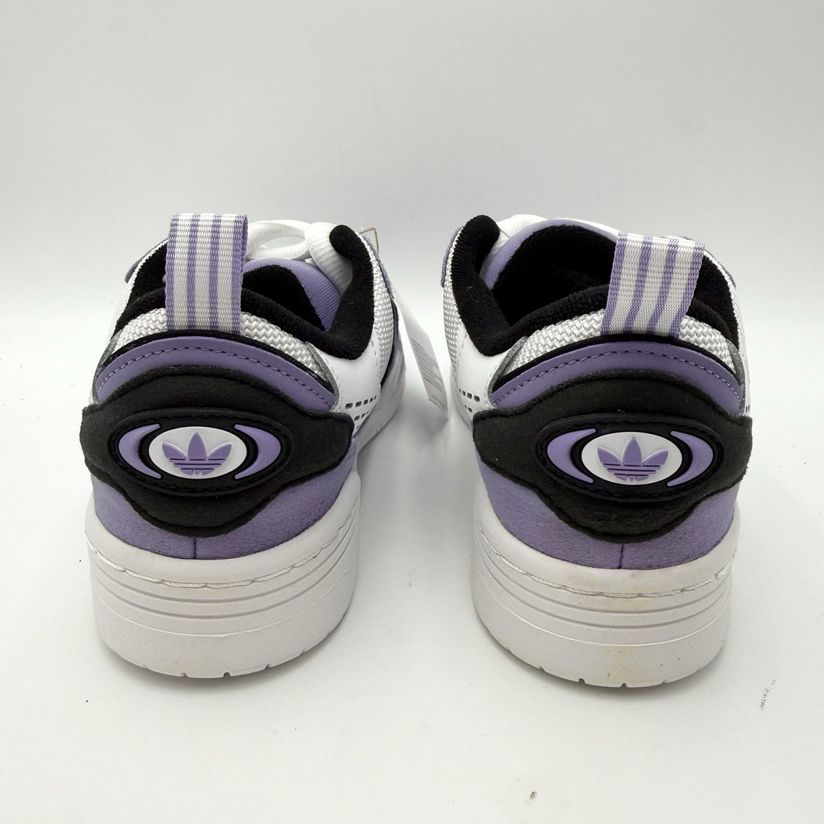 Adidas Originals Big Kids Adi2000 Sneakers Size 5 Purple White Leather NWT