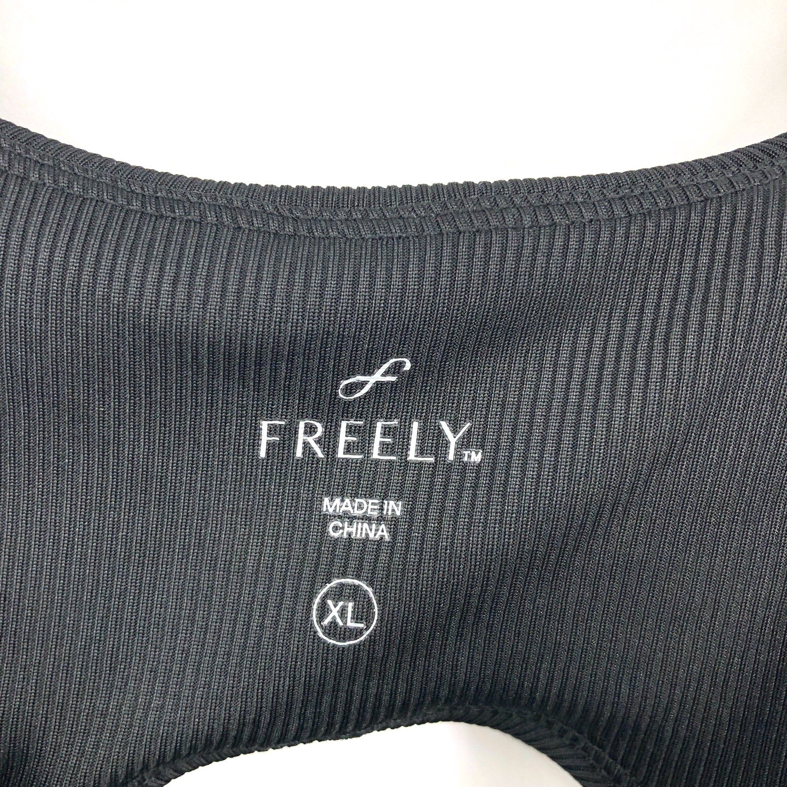FREELY Women's Activewear Dress XL Black Cut Out Back NWOT