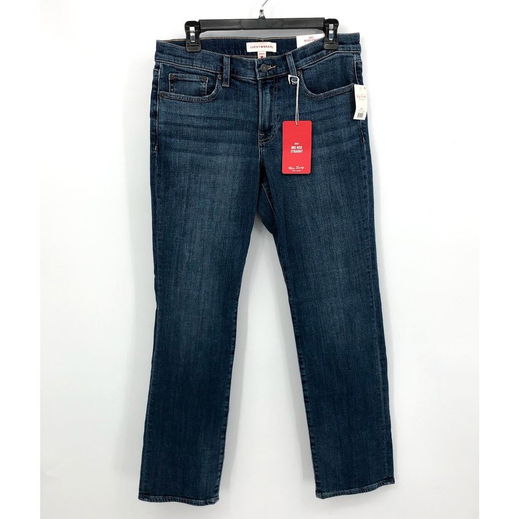 LUCKY BRAND Women's Sweet Straight Leg Jeans 29x30 US 8 Twilight Blue NWT