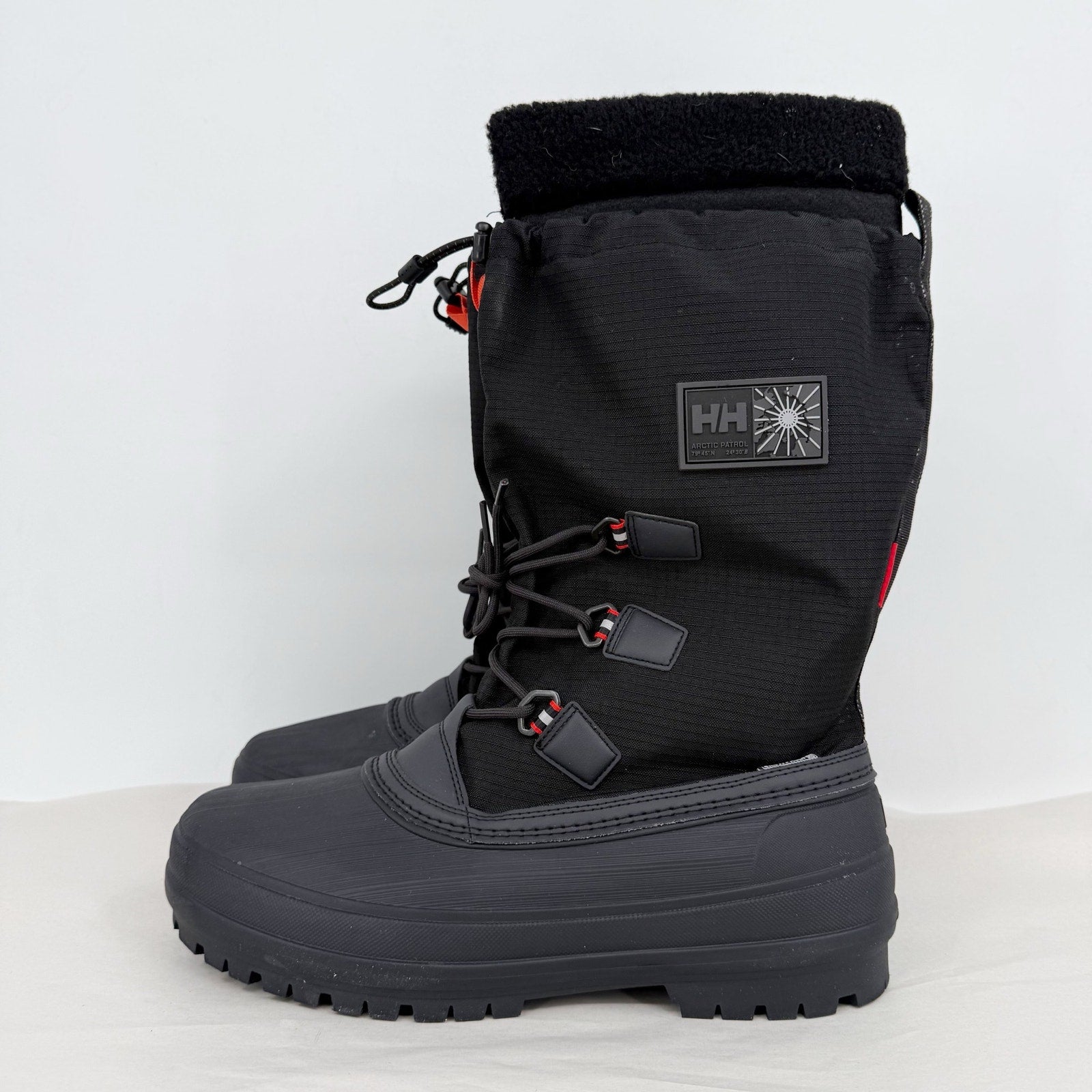 Helly Hansen Mens Arctic Patrol Hiking Boots US 12 EU 46.5 Black NWOB