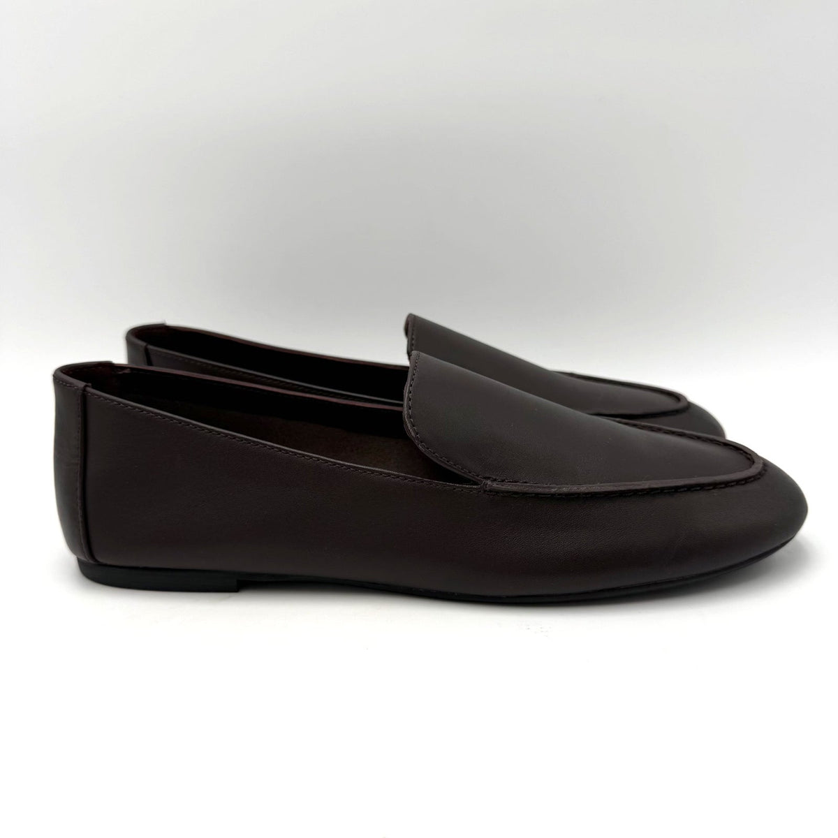 Madewell Womens The Dolli Glove Loafer Size 8.5 Dark Carob Brown Leather NIB