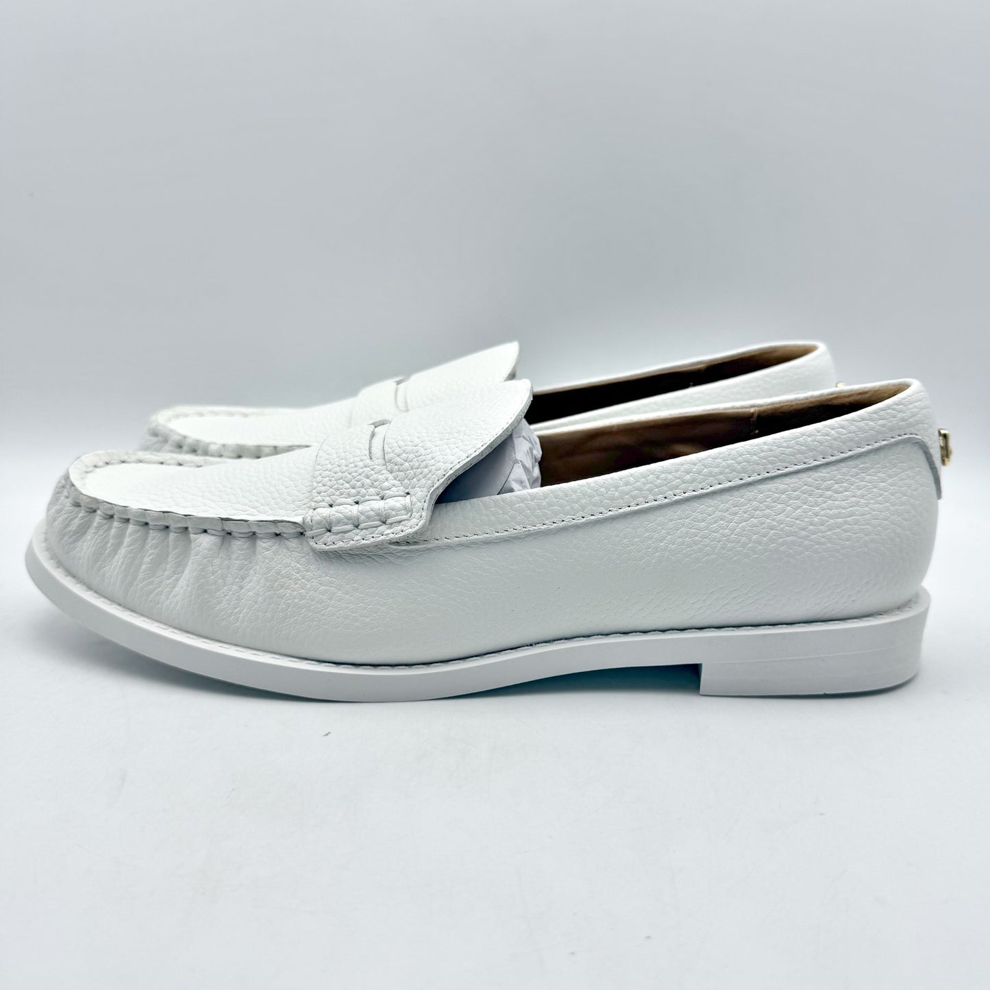 Aerosoles Womens Sienna Loafers US 9.5 M EU 40.5 White Leather NIB