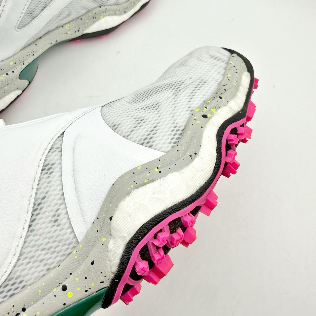 Adidas Womens Codechaos BOA 25 Golf Sneakers US 8 White Pink Athletic Shoes EUC