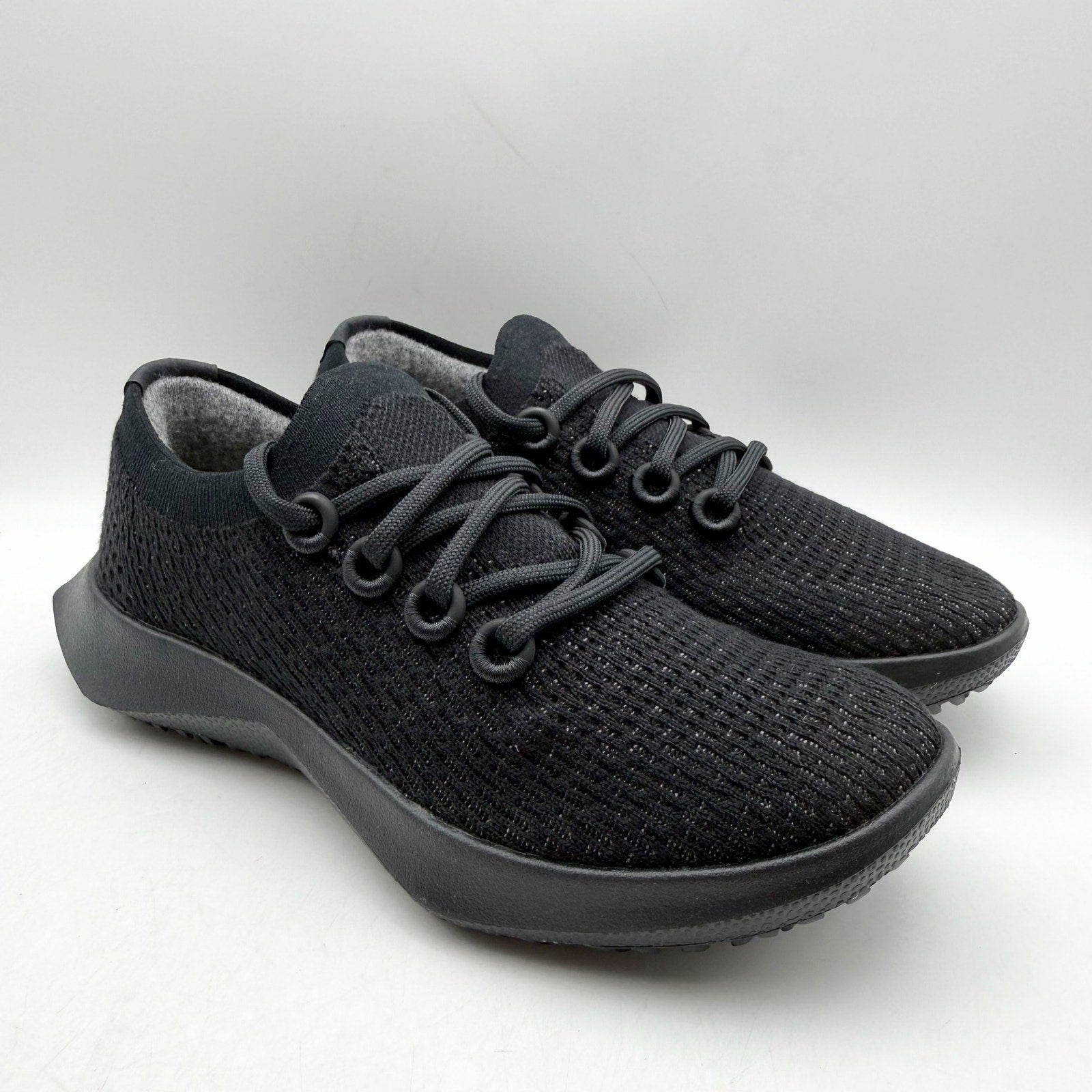 AllBirds Womens Tree Dasher 2 Casual Sneakers US 7.5 Black Knit NIB