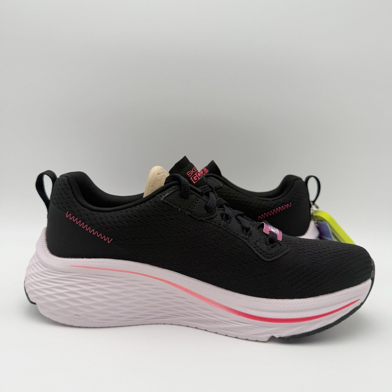 Skechers Womens Max Cushioning Elite 2.0 Athletic Shoes Size 6.5 Black Pink NWT