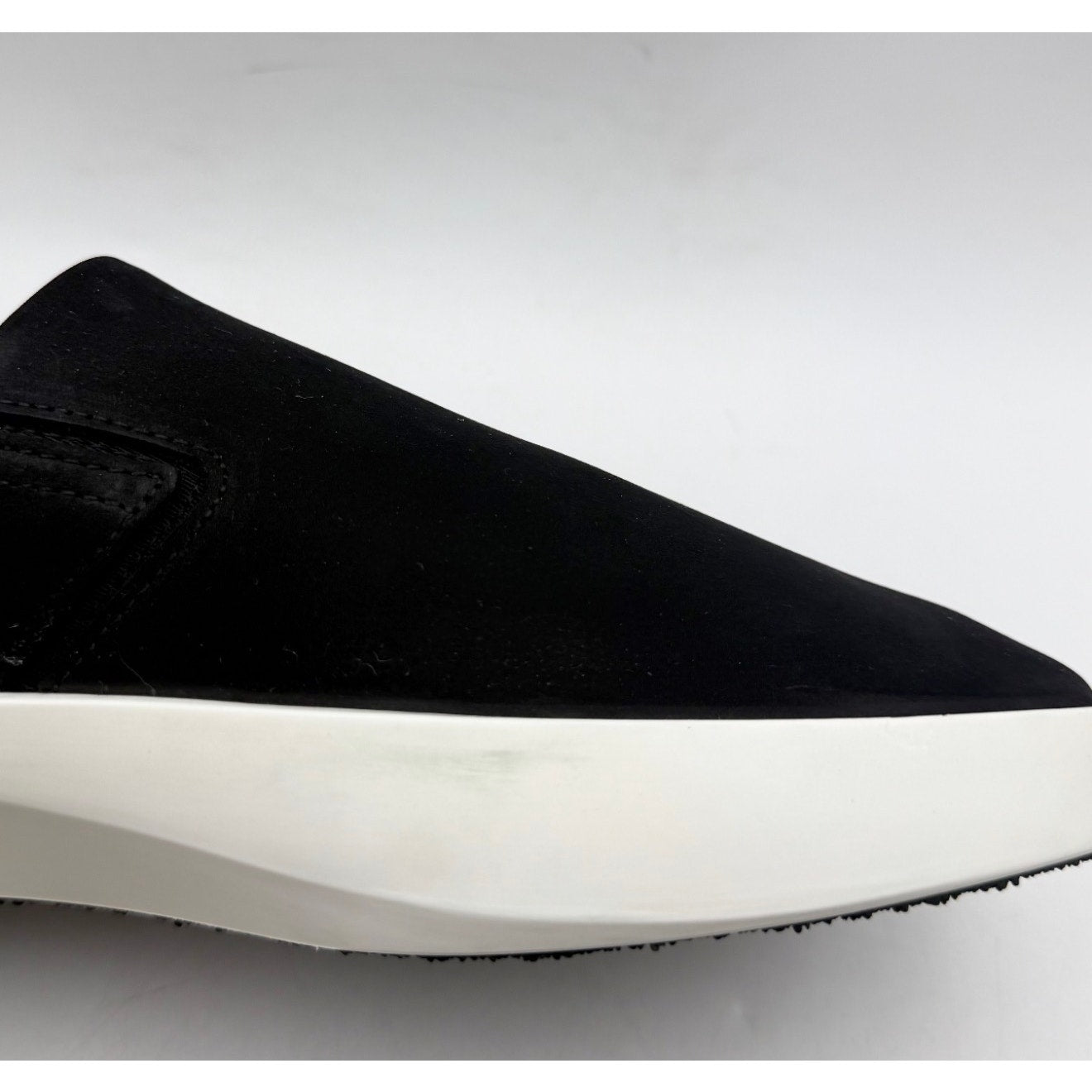 Wolf & Shepherd Cruise Slip On Shoes Mens 7.5 Womens 9 Black Leather Suede NWOB