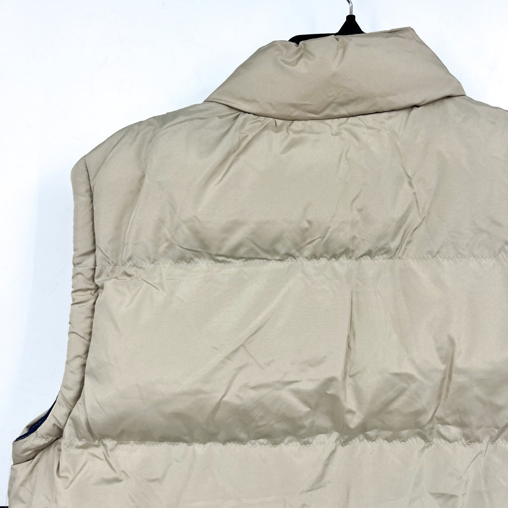 U.S. POLO ASSN. Men's Solid Signature Puffer Vest Large Thompson Khaki NWT