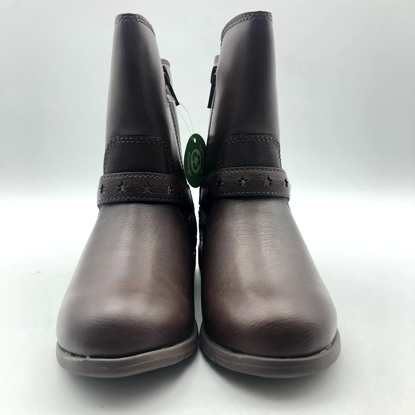 Stride Rite Girls SR Lizz Boots Size 10 Toddler Shoes Brown NIB