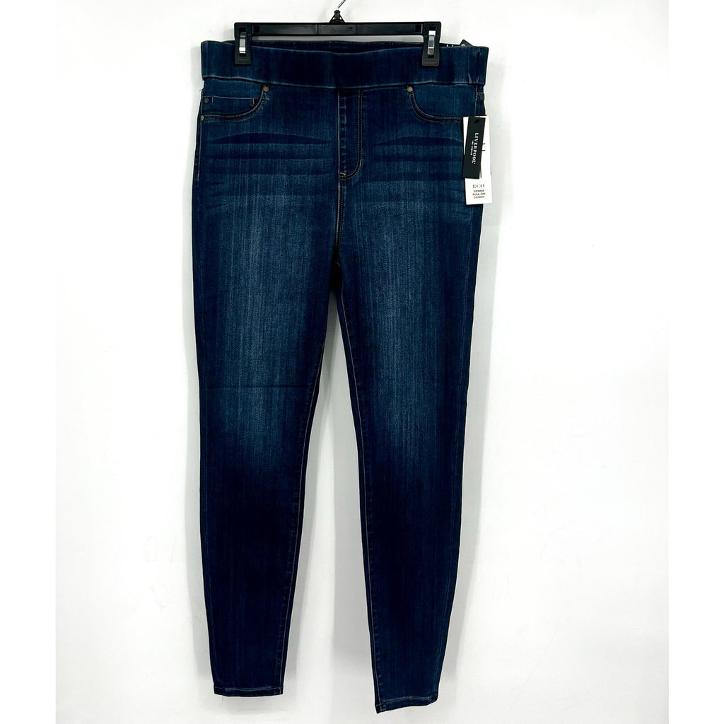 Liverpool Women's Sienna Pull-On Skinny Jeans Size 12 Dark Blue NWT