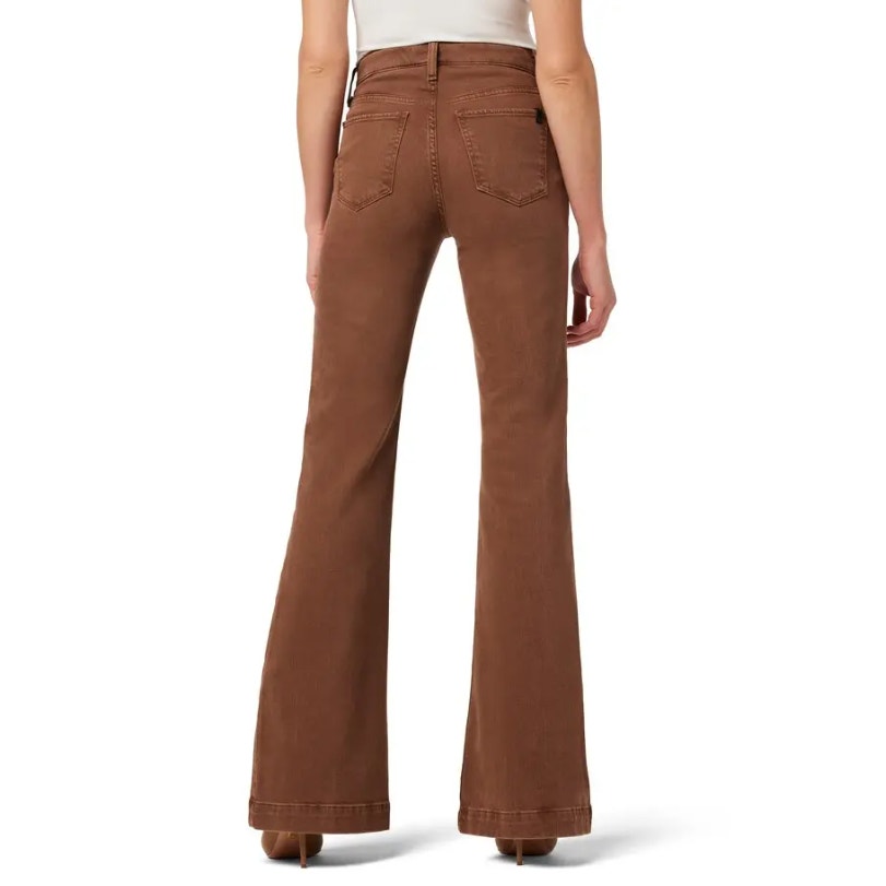 JOE'S JEANS The Molly High Rise Flare Jeans Size 26 US 2 Brown Walnut NWT
