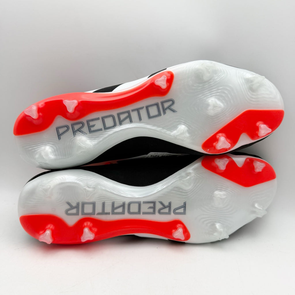 Adidas Mens Predator Pro Soccer Cleats US 11.5 Black Red White IG7777 NWOB