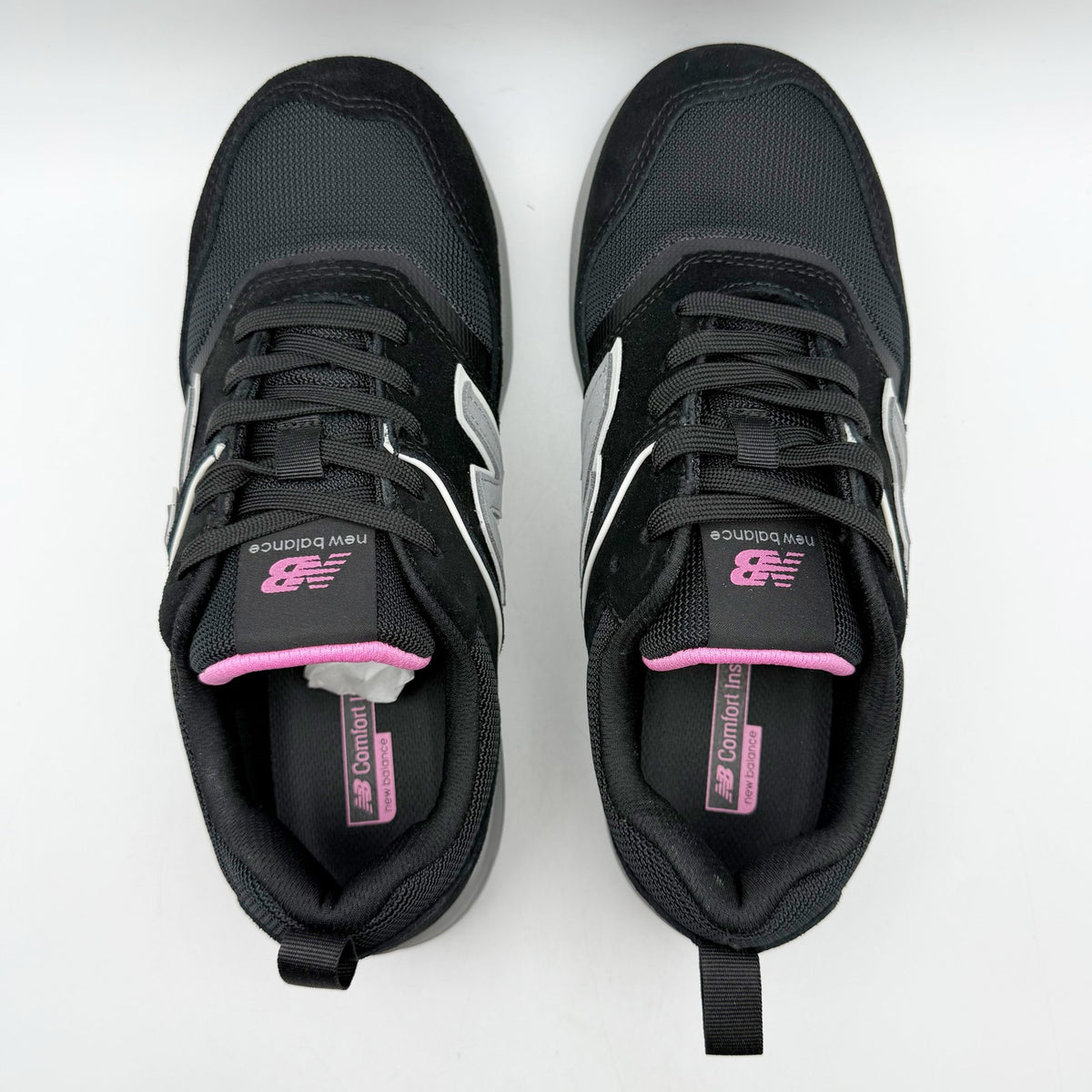 New Balance Womens Elite Lite Work Sneakers US 7 EU 38 Black Pink CT SR NIB