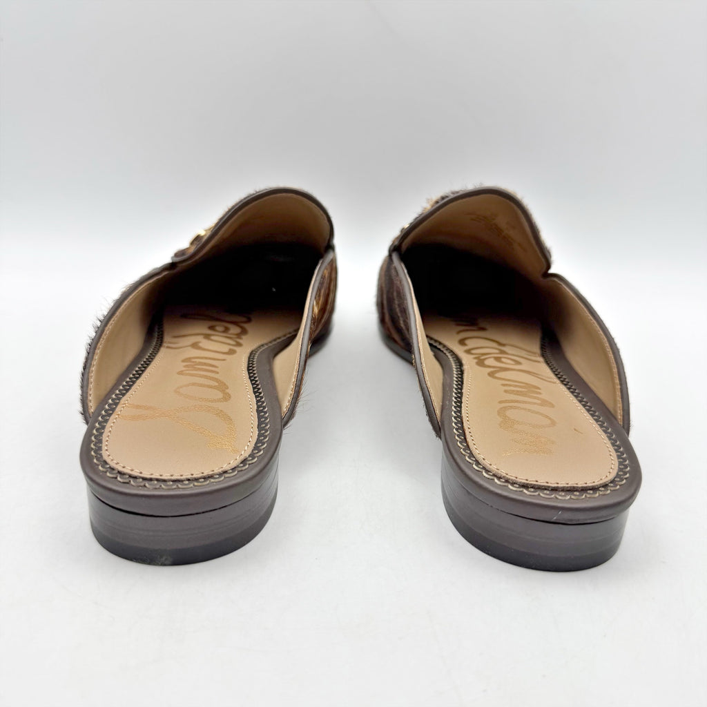 Sam Edelman Womens Linnie Bit Mule Size 7 M Brown Multcolor Calf Leather NIB