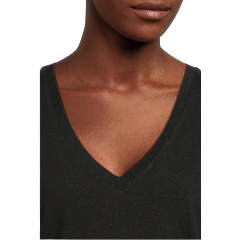 MADEWELL Women's Northside V-Neck Tank Top Small Black Sleeveless NWT