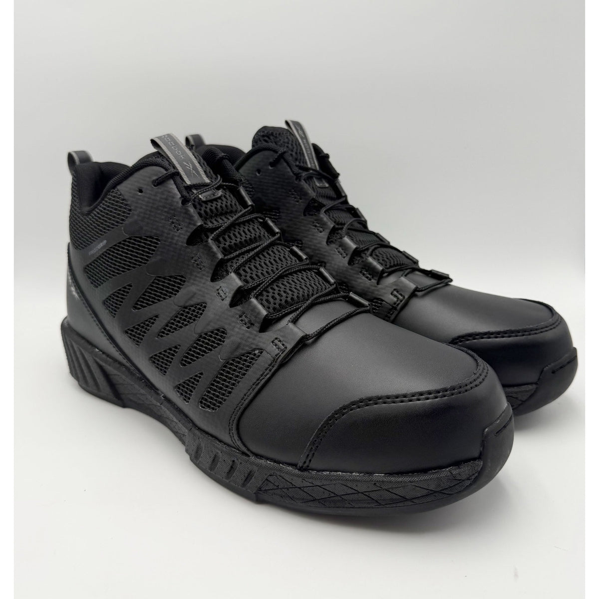 REEBOK Mens Floatride Energy Tactical Mid Work Boots Size 16 M Black SR NIB