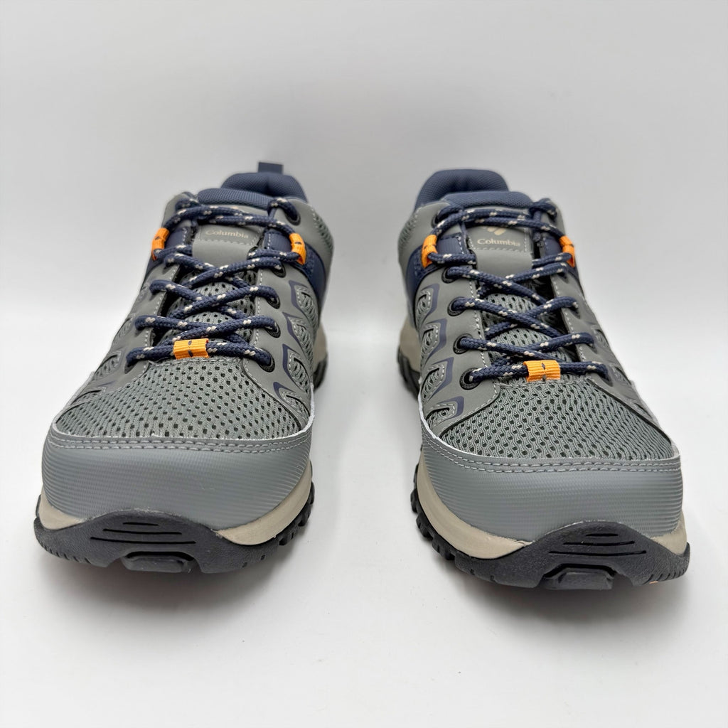 Columbia Womens Granite Trail Hiking Shoes Size 9.5 Blue Grey Waterproof NIB