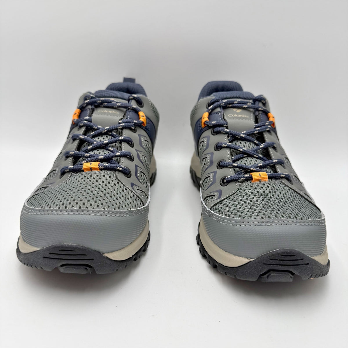 Columbia Womens Granite Trail Hiking Shoes Size 9.5 Blue Grey Waterproof NIB