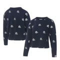 LAUREN JAMES Womens DALLAS COWBOYS Helmet Crop Sweatshirt Small Navy Blue NWT