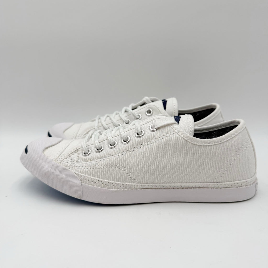 Converse Womens Jack Purcell Casual Low Sneakers Size 6.5 White Canvas NIB
