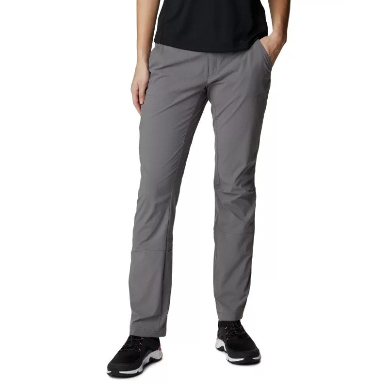 COLUMBIA Womens Saturday Trail Hiking Trousers Size 14 City Grey Roll Up Leg NWT