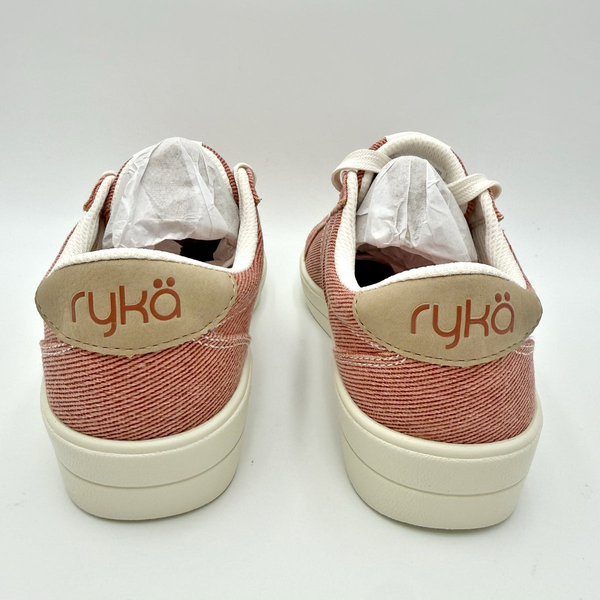 Ryka Womens Viv Classic Casual Sneakers Size 5 M EU 35 Red Clay Canvas NIB