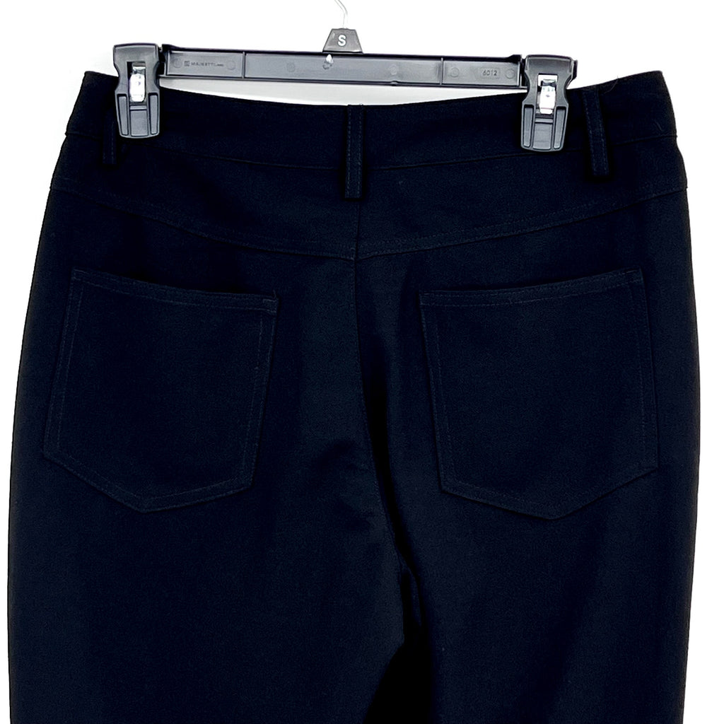 BCBGENERAION Women's Knit Ankle Pants Small Black Stretch Tapered Leg NWOT