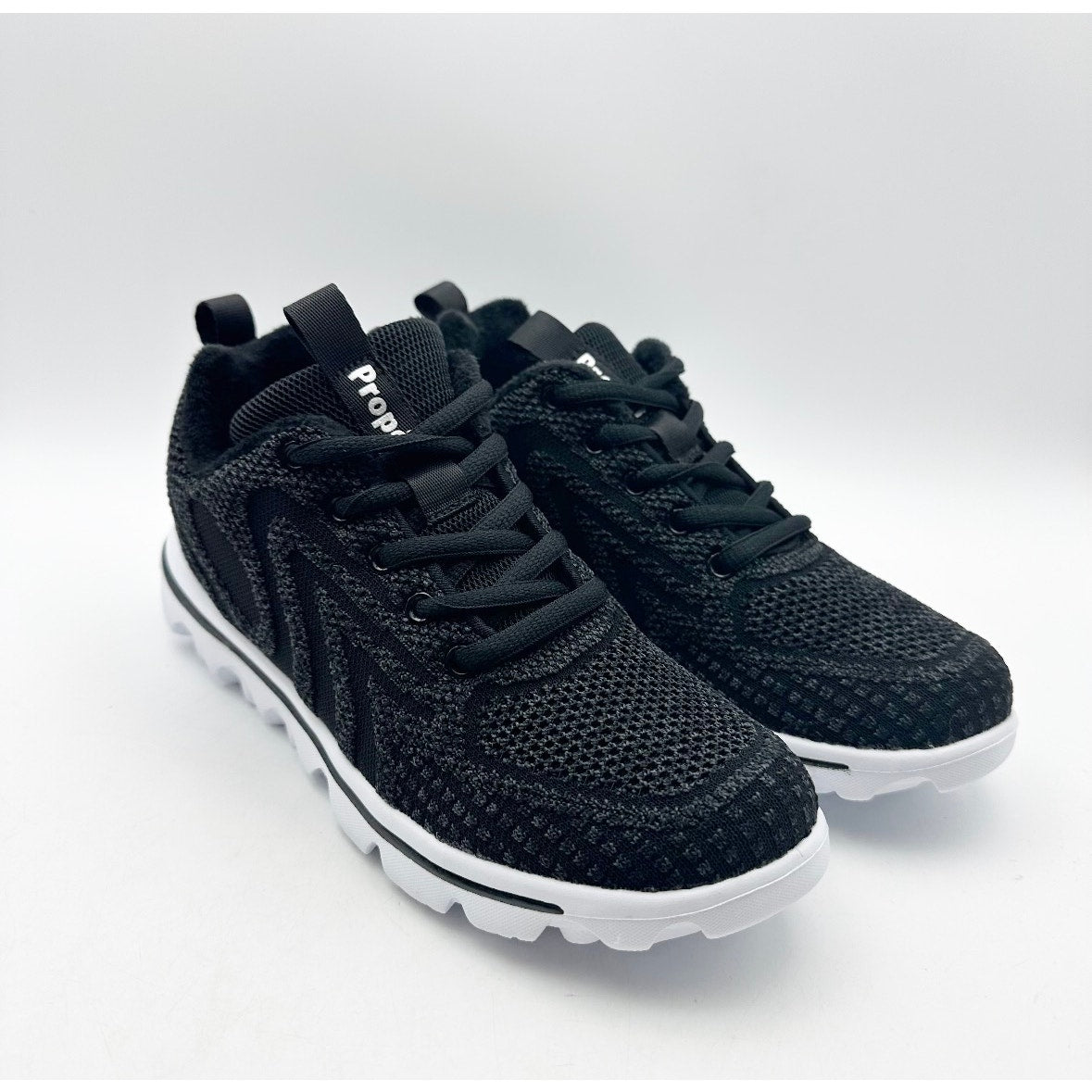 Propet Women's TravelActiv Allay Casual Sneakers Size 6.5 Narrow Black White NIB