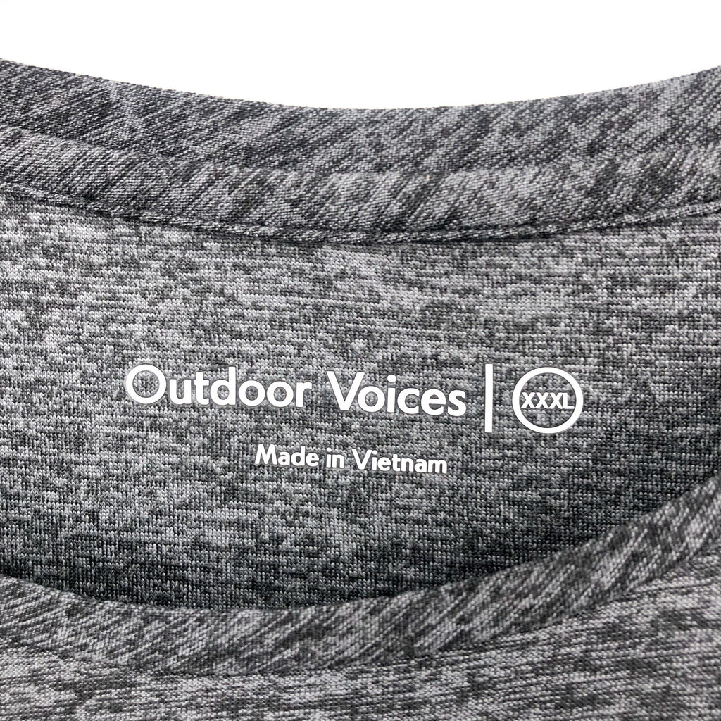 OUTDOOR VOICES Women's All Day Tank Top 3XL Charcoal Gray CloudKnit NWT