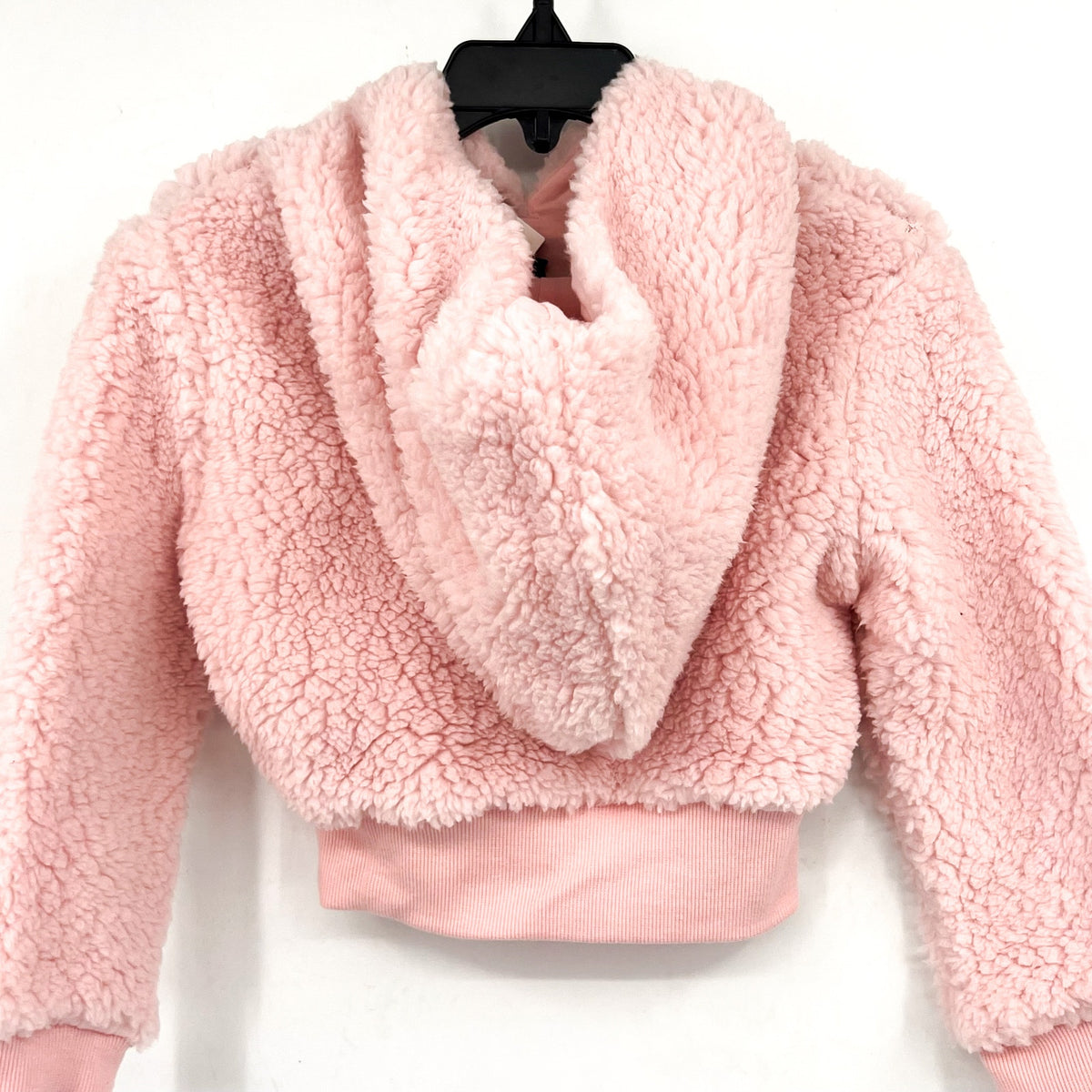 BARDOT JUNIOR Girl's Love Fluffy Sweatshirt 2T Blush Pink Hoodie NWT