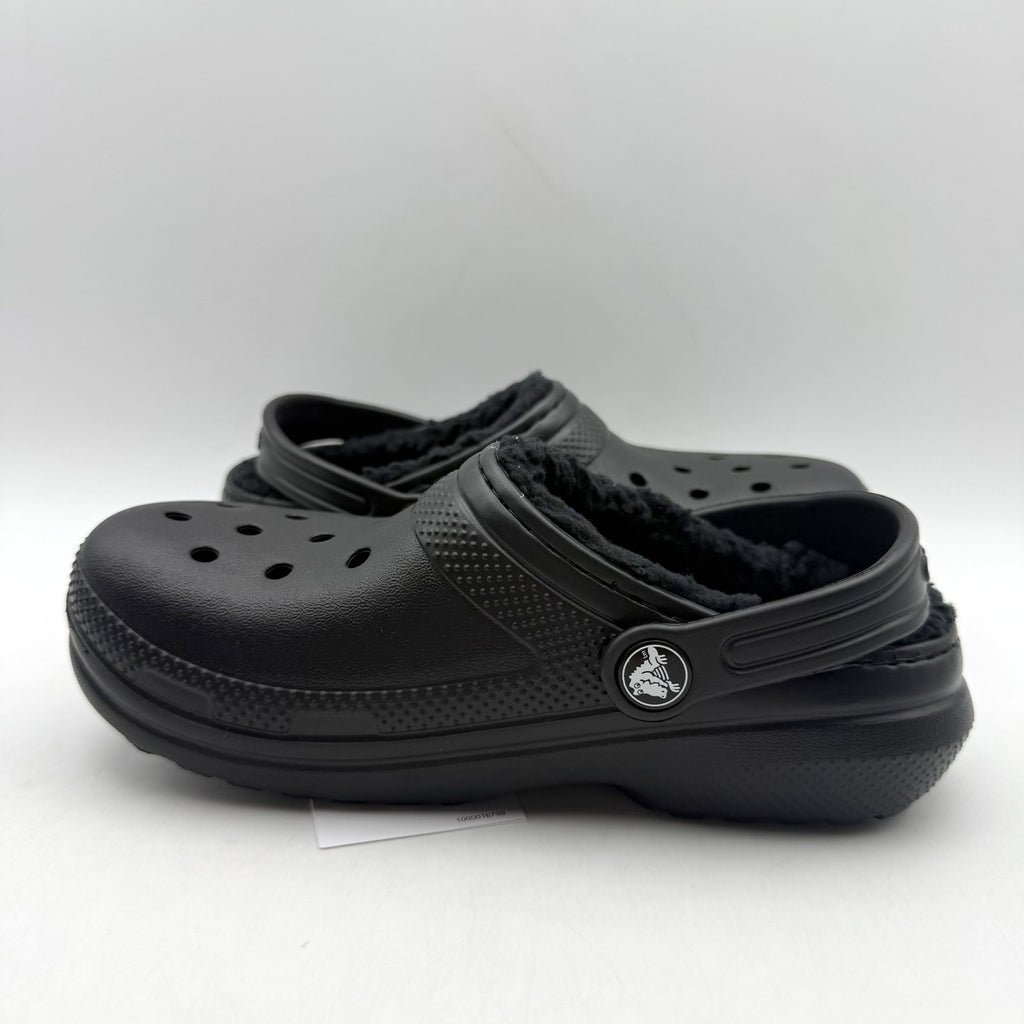 Crocs Kids Classic Lined Clogs C13 EU 30.5 Black Lightweight NWT