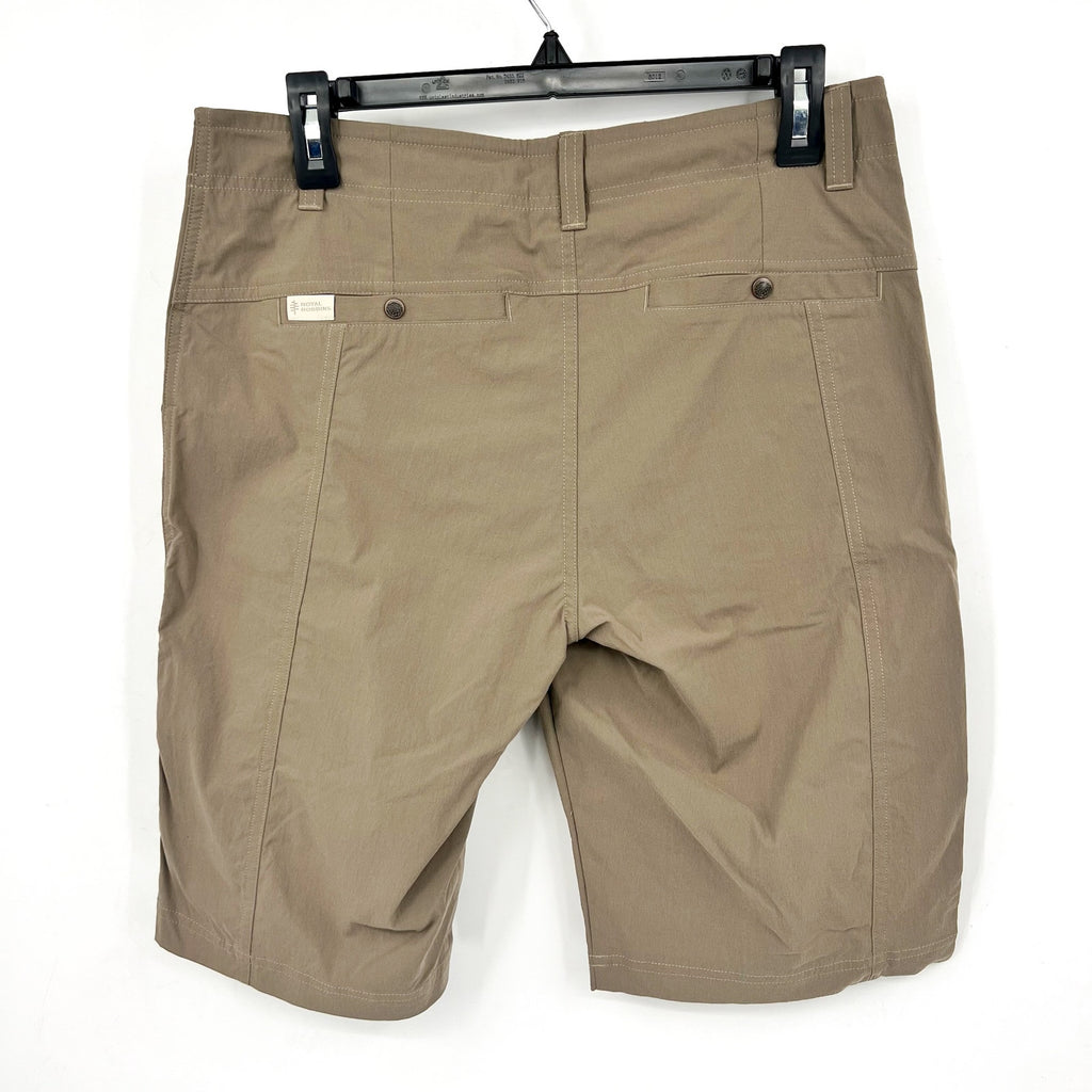 ROYAL ROBBINS Women's Discovery Bermuda Shorts Size 8 Falcon Brown NWT