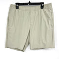 EVERLANE Uniform Men's Renew Pull-On Sport Shorts Large Khaki Stone Stretch NWOT