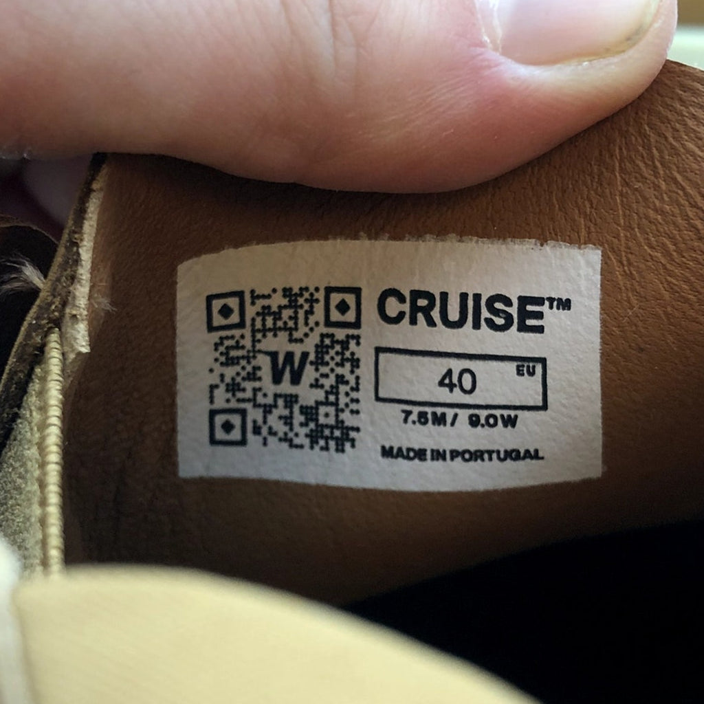 Wolf & Shepherd Cruise Ace Slip On Sneakers Mens 7.5 Womens 9 Tan Sandstorm NIB