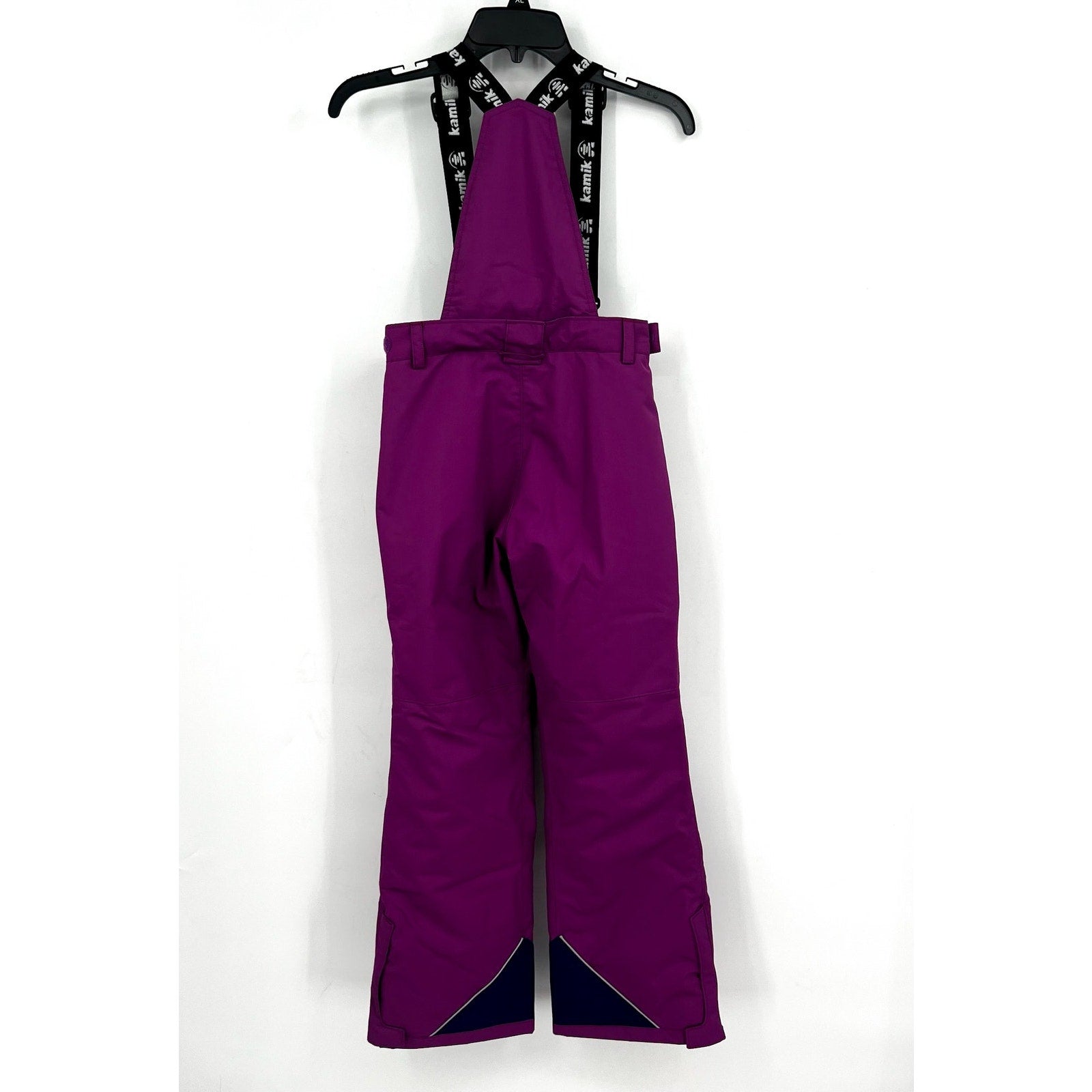 Kamik Bella Insulated Snow Pants Bibs Girls 12 Purple Waterproof Suspender NWOT
