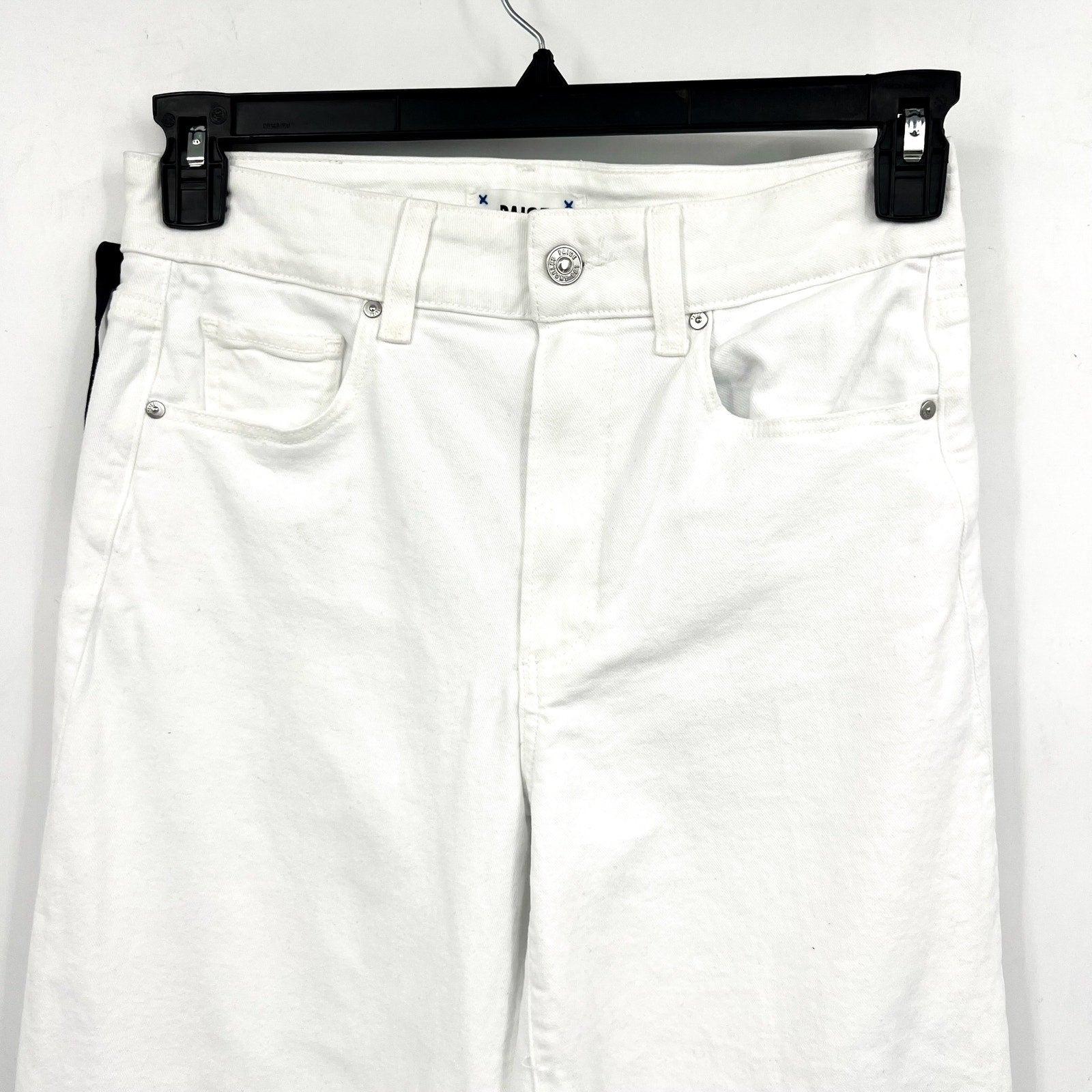 PAIGE Women's Sasha Wide Leg Jeans Size 28 US 6 Crisp White Stretch Denim NWT