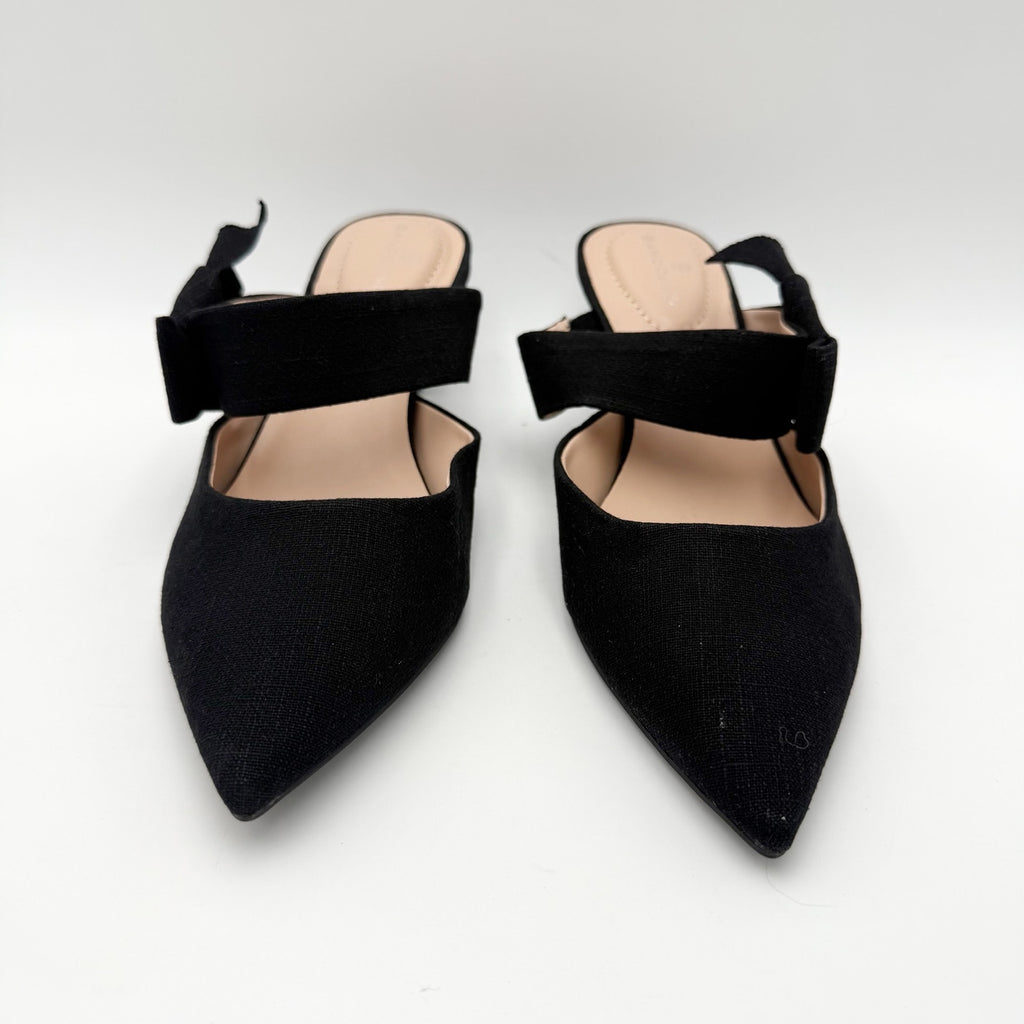 Bandolino Womens Millie Heels US 8 M EU 39 Black Slip On NWOB